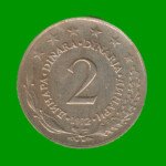 MONEDA DE YUGOSLAVIA 2 DINAR, AÑO 1972, ESTADO USADA.-