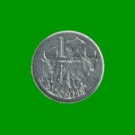 MONEDA DE ETIOPIA 1 SANTIM, AÑO 1977, ESTADO NUEVA.-
