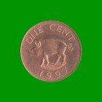 MONEDA DE BERMUDA 1 CENTAVO, AÑO 1997, ESTADO NUEVA.-