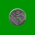 MONEDA DE ARUBA 5 CENTAVOS, AÑO 2001, ESTADO NUEVA.-