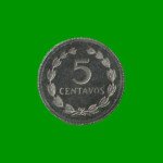 MONEDA DE EL SALVADOR 5 CENTAVOS, AÑO 1994, ESTADO NUEVA.-