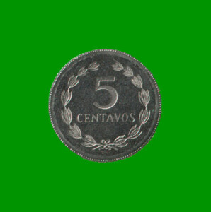 MONEDA DE EL SALVADOR 5 CENTAVOS, AÑO 1994, ESTADO NUEVA.-