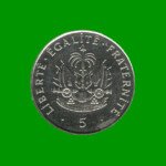 MONEDA DE HAITI 5 CENTIMOS, AÑO 1997, ESTADO NUEVA.-