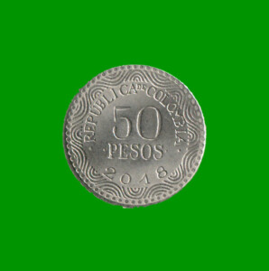 MONEDA DE COLOMBIA $ 50,00, AÑO 2018, ESTADO NUEVA.-