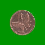 MONEDA DE PAPUA NUEVA GUINEA 1 TOEA, AÑO 2004, ESTADO NUEVA.-