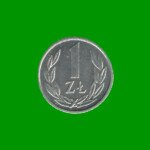 MONEDA DE POLONIA 1 ZLOTY, AÑO 1990, ESTADO NUEVA.-