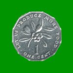 MONEDA DE JAMAICA 1 CENTIMO, AÑO 1990, ESTADO NUEVA.-