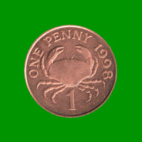 MONEDA DE GUERNSEY 1 PENIQUE, AÑO 1998, ESTADO NUEVA.-