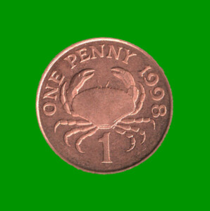 MONEDA DE GUERNSEY 1 PENIQUE, AÑO 1998, ESTADO NUEVA.-