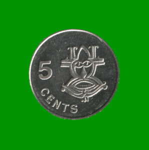MONEDA DE ISLAS SALOMON 5 CENTIMOS, AÑO 1996, ESTADO NUEVA.-