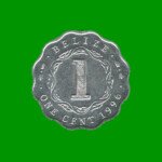 MONEDA DE BELICE 1 CENTAVO, AÑO 1996, ESTADO NUEVA.-