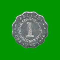 MONEDA DE BELICE 1 CENTAVO, AÑO 1996, ESTADO NUEVA.-