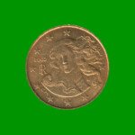 MONEDA DE ITALIA 10 CENTAVOS DE EURO, AÑO 2002, ESTADO USADA.- - Imagen 2