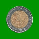 MONEDA DE MEXICO 1 PESO, BIMETALICA, AÑO 1997, ESTADO USADA.- - Imagen 2