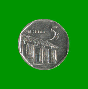 MONEDA DE CUBA 5 CENTAVOS CONVERTIBLES, AÑO 2006, ESTADO USADA.-
