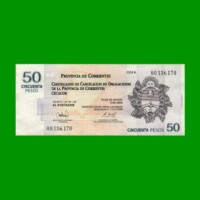 BONO CORRIENTES $50,00, EC 321, SERIE A, ESTADO MUY BUENO+.-