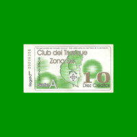 BONO CLUB DEL TRUEQUE, ZONA SUR, 10 CREDITOS, MG 2121, ESTADO MUY BUENO+ .-