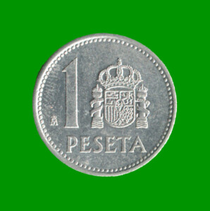 MONEDA DE ESPAÑA 1 PASETA, AÑO 1987, ESTADO USADA.-