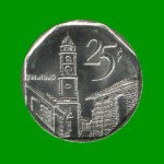MONEDA DE CUBA 25 CENTAVOS CONVERTIBLES, AÑO 2006, ESTADO USADA.-