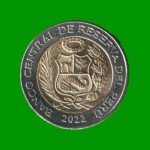 MONEDA DE PERU 2 SOLES, BIMETALICA, AÑO 2022, ESTADO NUEVA.- - Imagen 2