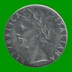 MONEDA DE ITALIA 100 LIRAS, AÑO 1983, ESTADO USADA.- - Imagen 2