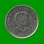 MONEDA DE CANADA 25 CENTAVOS, AÑO 2012, CONMEMORATIVA, TECUMSEH, ESTADO NUEVA.- - Imagen 2