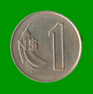 MONEDA DE URUGUAY  1 NUEVO PESO, AÑO 1980, ESTADO USADA.-