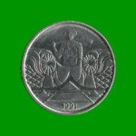 MONEDA DE BRASIL 5 CRUZEIROS, AÑO 1991 ESTADO USADA.- - Imagen 2