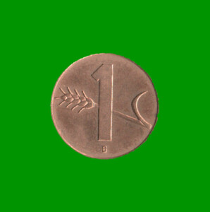 MONEDA DE SUIZA 1 RAPPEN, AÑO 1967, ESTADO NUEVA.-