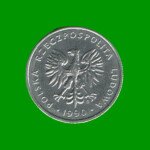 MONEDA DE POLONIA 5 ZLOTY, AÑO 1990, ESTADO NUEVA.- - Imagen 2