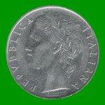 MONEDA DE ITALIA 100 LIRAS, AÑO 1965, ESTADO USADA.- - Imagen 2