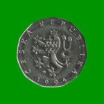 MONEDA DE REPUBLICA CHECA 2 CORONAS, AÑO 1994, ESTADO USADA.- - Imagen 2