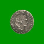 MONEDA DE SUIZA 5 RAPPEN, AÑO 1974, ESTADO USADA.- - Imagen 2