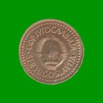 MONEDA DE YUGOSLAVIA 1 DINAR, AÑO 1985, ESTADO USADA.- - Imagen 2