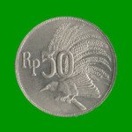 MONEDA DE INDONESIA 50 RUPIAS, AÑO 1971, ESTADO USADA.- - Imagen 2