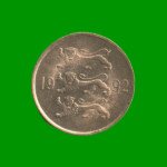 MONEDA DE ESTONIA 20 SENT, AÑO 1992, ESTADO USADA.- - Imagen 2