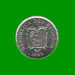MONEDA DE ECUADOR 50 CENTAVOS, AÑO 1988, ESTADO NUEVA.- - Imagen 2