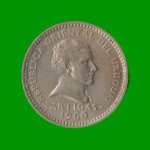 MONEDA DE URUGUAY 50 CENTECIMOS, AÑO 1960, ESTADO USADA.- - Imagen 2