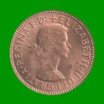 MONEDA DE REINO UNIDO 1/2 PENIQUE, AÑO 1963, ESTADO USADA.- - Imagen 2