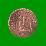 MONEDA DE ISLAS MALVINAS 1 PENIQUE, AÑO 2004, ESTADO NUEVA.-