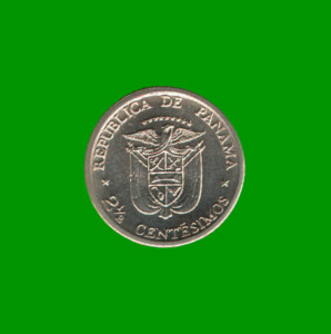 MONEDA DE PANAMA 2 1/2 CENTIMOS, CONMEMORATIVA, AÑO 1973, ESTADO USADA.-