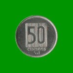 MONEDA DE ECUADOR 50 CENTAVOS, AÑO 1988, ESTADO NUEVA.-