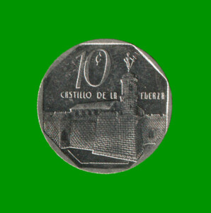 MONEDA DE CUBA 10 CENTAVOS CONVERTIBLES, AÑO 1994, ESTADO USADA.-