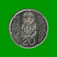 MONEDA DE NUEVA ZELANDA 20 CENTIMOS, AÑO 2006, ESTADO NUEVA.-