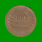 MONEDA DE COLOMBIA $ 100 PESOS, AÑO 1993, ESTADO USADA.-