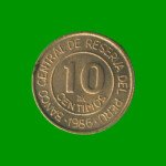 MONEDA DE PERU 10 CENTIMOS, AÑO 1986, ESTADO USADA.-
