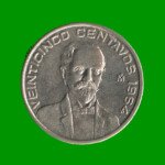 MONEDA DE MEXICO 25 CENTAVOS, AÑO 1964, ESTADO USADA.-