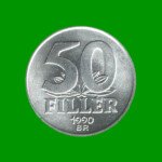 MONEDA DE HUNGRIA 50 FILLER, AÑO 1990, ESTADO NUEVA.-