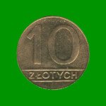 MONEDA DE POLONIA 10 ZLOTY, AÑO 1990, ESTADO NUEVA.-