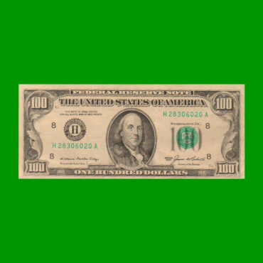 BILLETE DE EEUU 20 DOLARES, 100 DOLARES, FALSO, AÑO 1985, ESTADO MUY BUENO+ .-